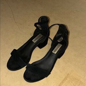 Steve Madden Black Heeled Sandals